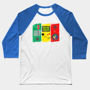 Retrogaming Splash Baseball T-Shirt